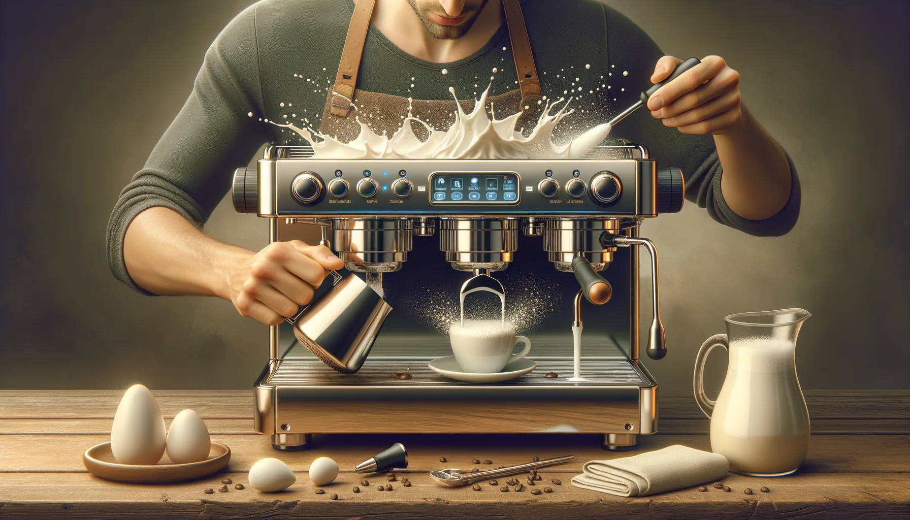 Milchschaum gelingt nicht mit der Espressomaschine? Haeufige Fehler und Tipps