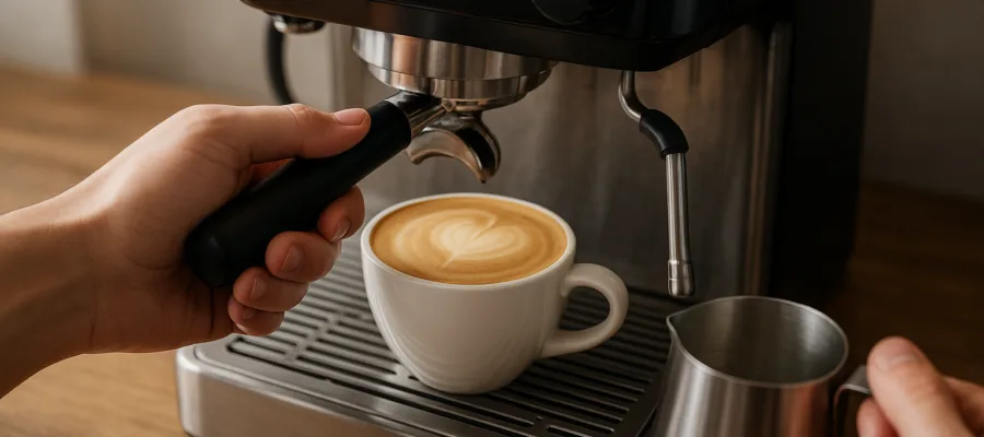 Flat White mit der Espressomaschine: Rezept fuer samtige Textur