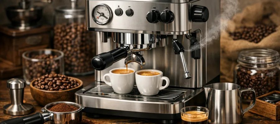 Die Ultimative Anleitung zur Nutzung einer Espressomaschine fuer perfekten Kaffeegenuss