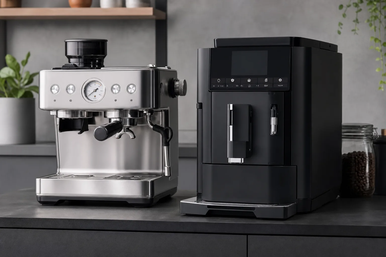 Unterschiede zwischen Siebtraeger- und Vollautomaten Espressomaschinen erklaert